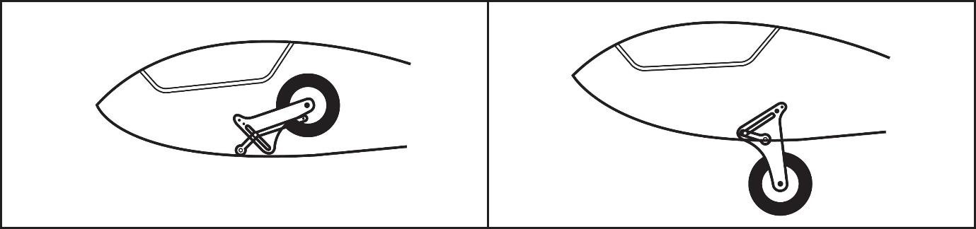 Landing gear placards